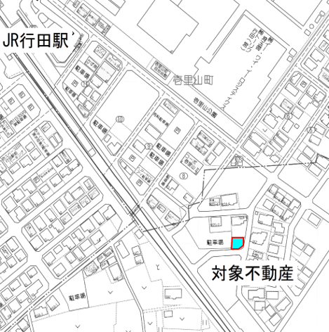 北新宿1618地図