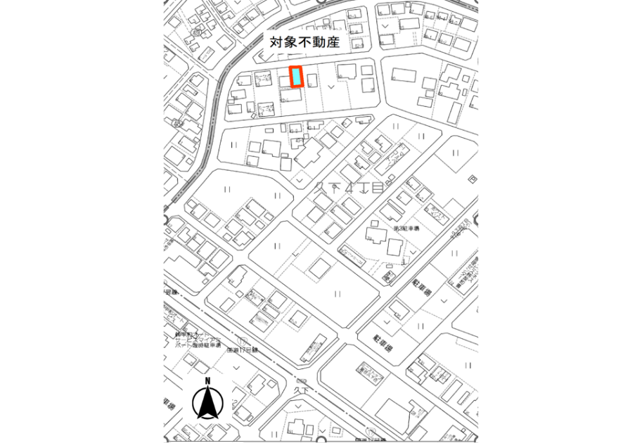 久下地図方位入